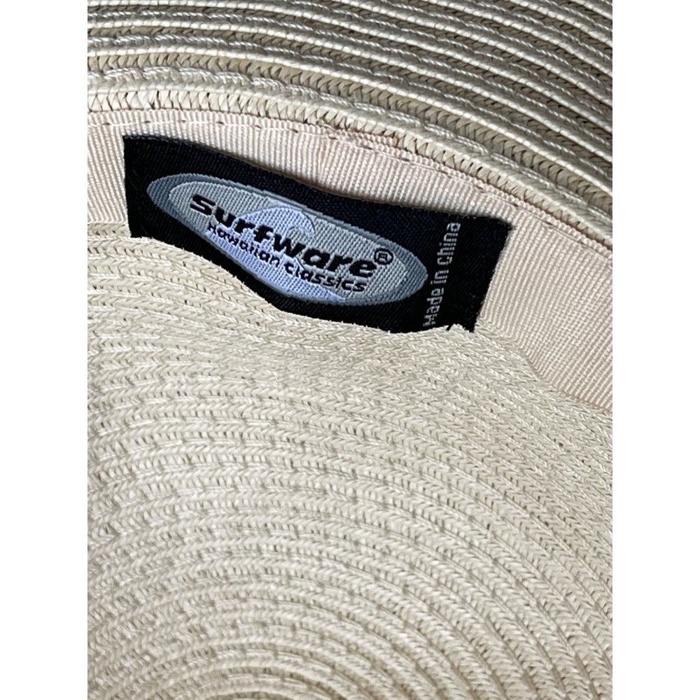 Surfwear Hawaiian Straw Sun Hat Classic Beach Hat Pink Sequins Women's Regular O - Picture 8 of 10